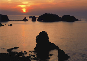 <p>美しい夕景は一見の価値ありです</p>
