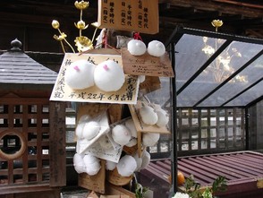 <p>安産祈願の絵馬</p>
