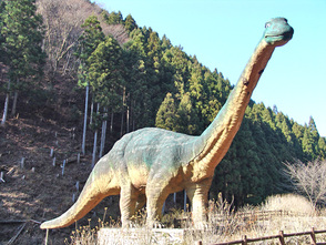 <p>プロントザウルスの模型</p>
