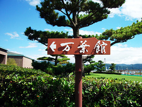 <p>美しい片男波公園に立てられた案内板</p>
