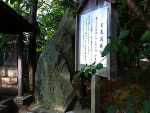 <p>芭蕉翁藤塚</p>
