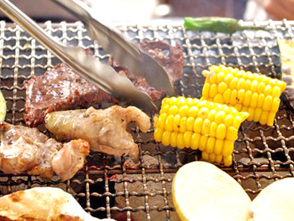 <p>バーベキューも楽しめます</p>
