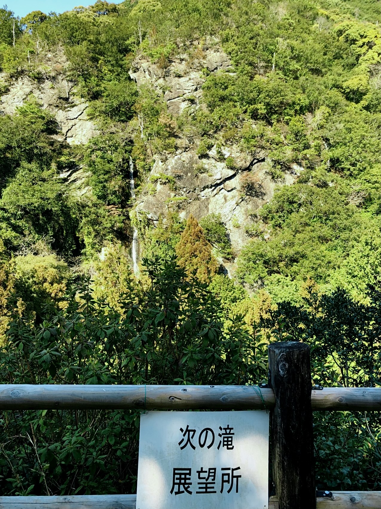 <p>展望台から見る滝の全景</p>
